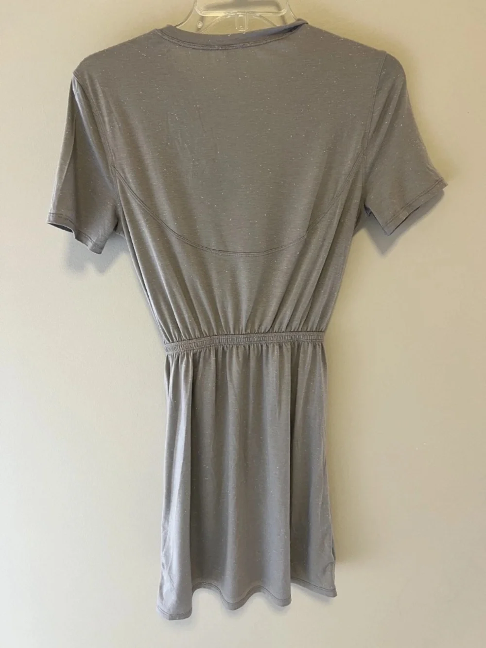 Lululemon Gray heather Unwind Your Mind short sleeve tee dress Women's Size 2